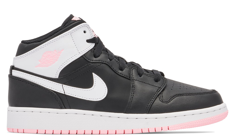 Nike Air Jordan 1 Mid 'Arctic Pink Black' GS