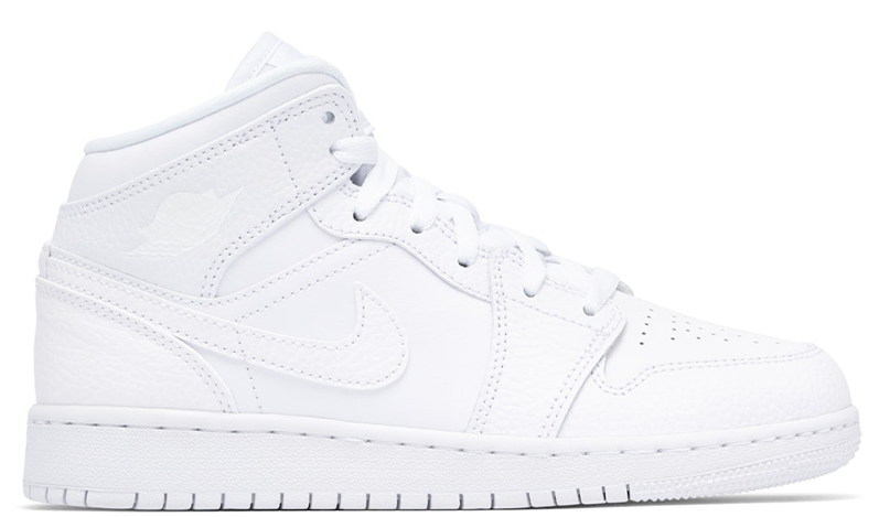 Nike Air Jordan 1 Mid 'Triple White'